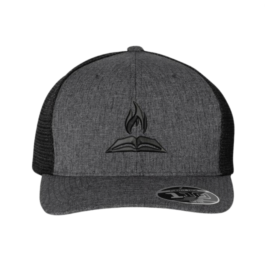 TTW Snapback Hat - Black Flame