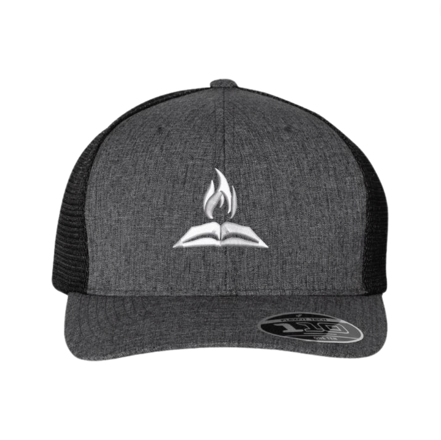 TTW Snapback Hat - White Flame