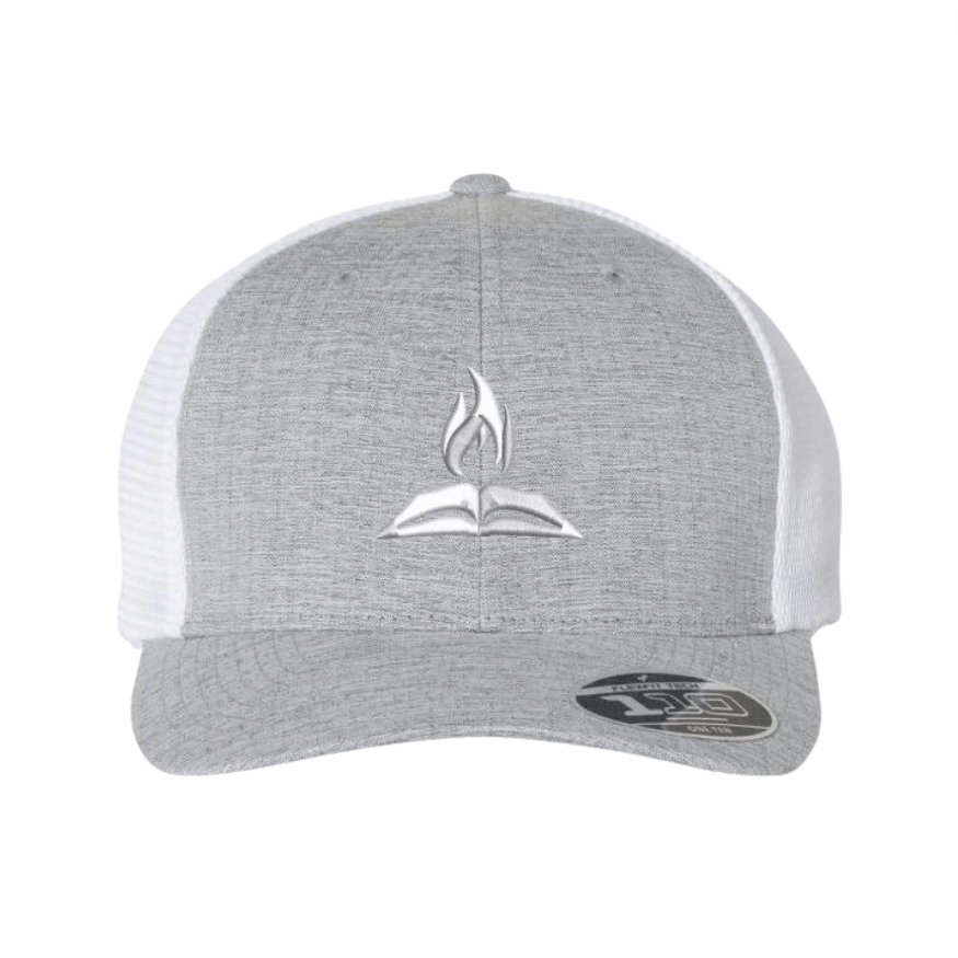 TTW Snapback Hat - White Flame
