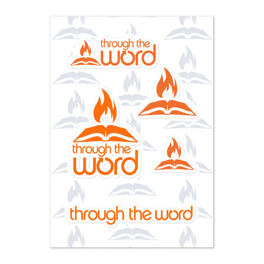 TTW Orange Logo Sticker sheet