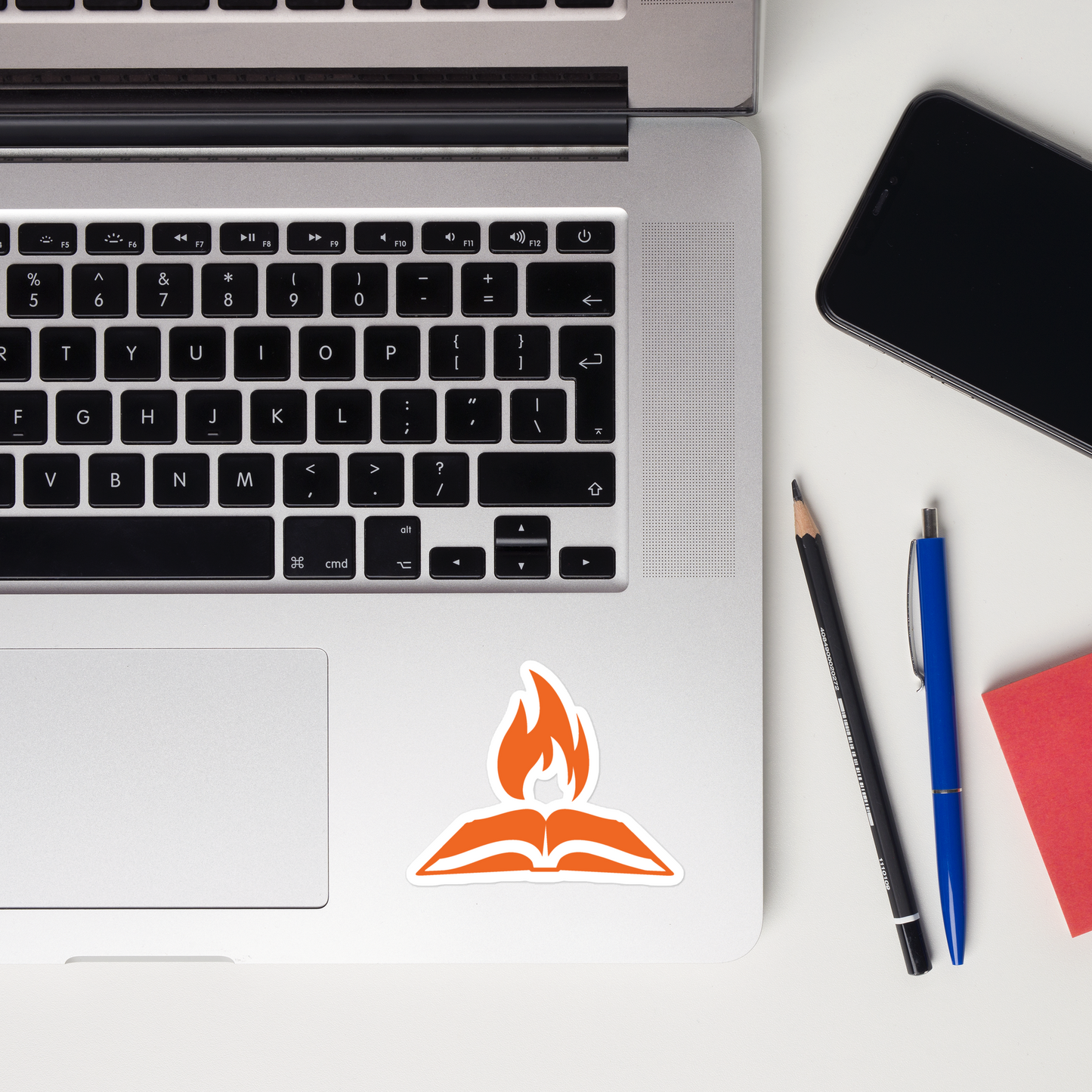 TTW Square Flame Logo Sticker - Various Sizes
