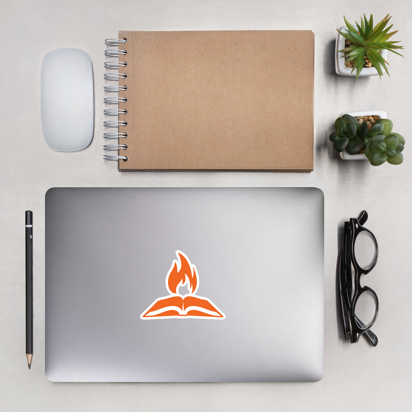 TTW Square Flame Logo Sticker - Various Sizes