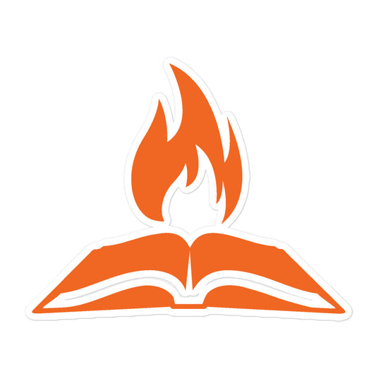 TTW Square Flame Logo Sticker - Various Sizes