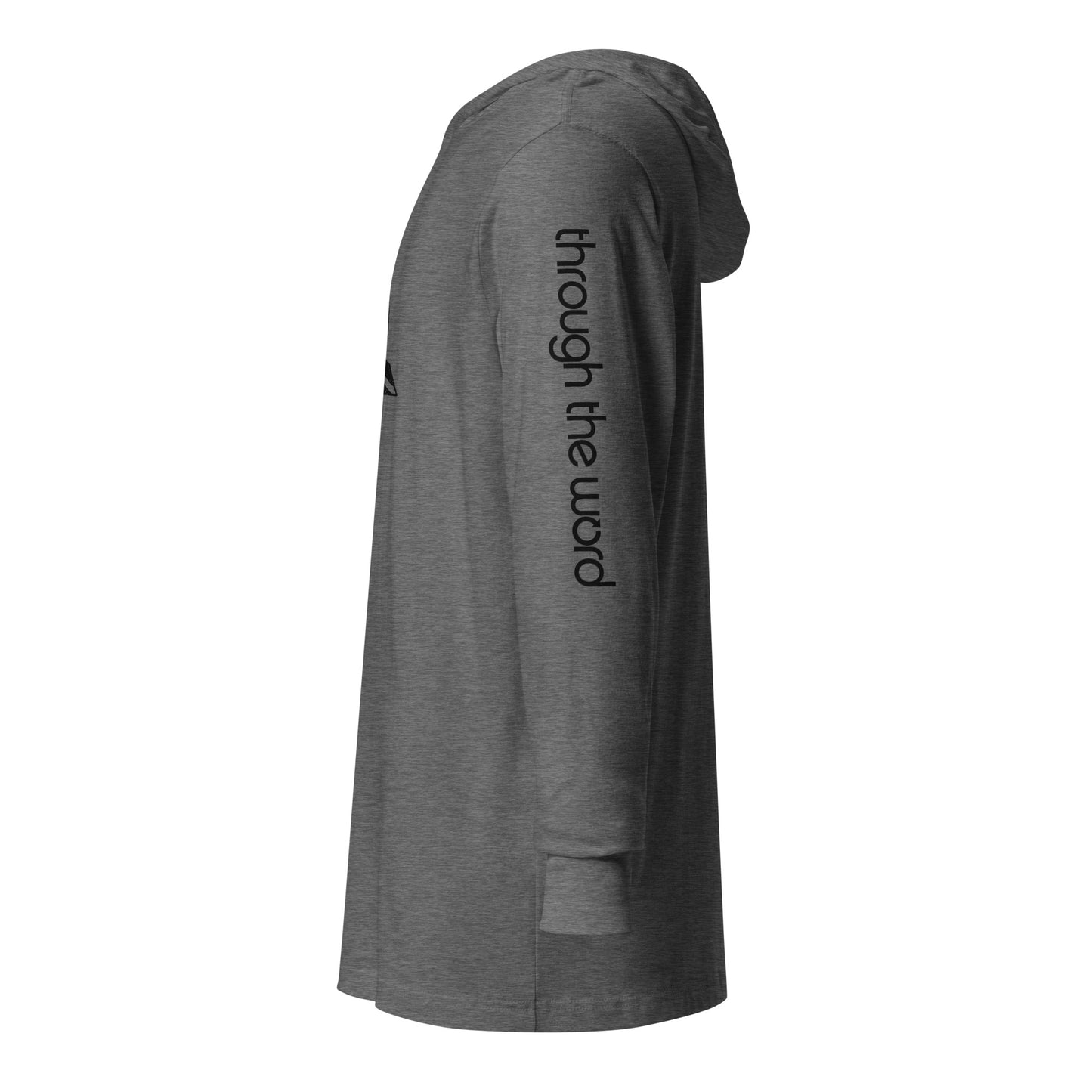 TTW Hooded Long Sleve Shirt - Flame + Wordmark Sleeve