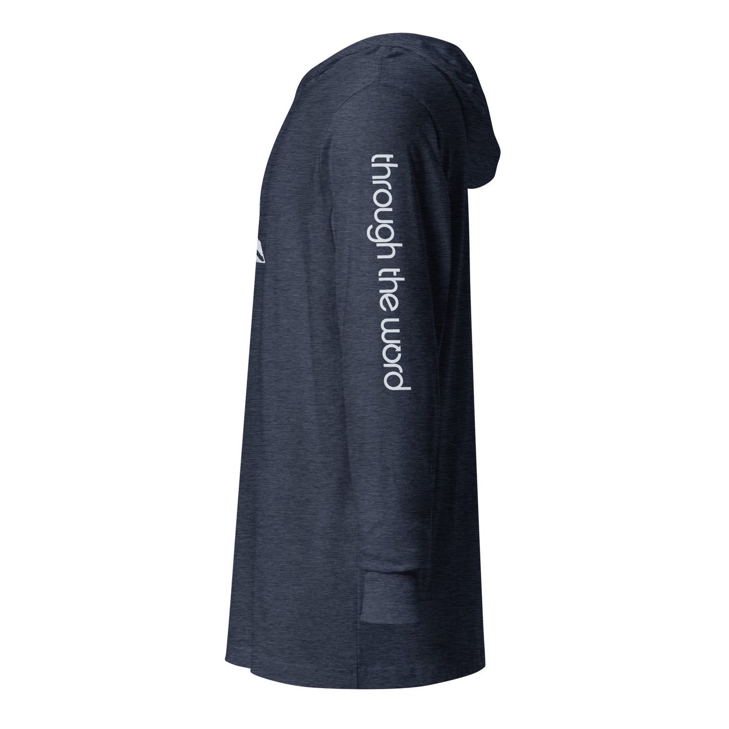 TTW Hooded Long Sleve Shirt - Flame + Wordmark Sleeve
