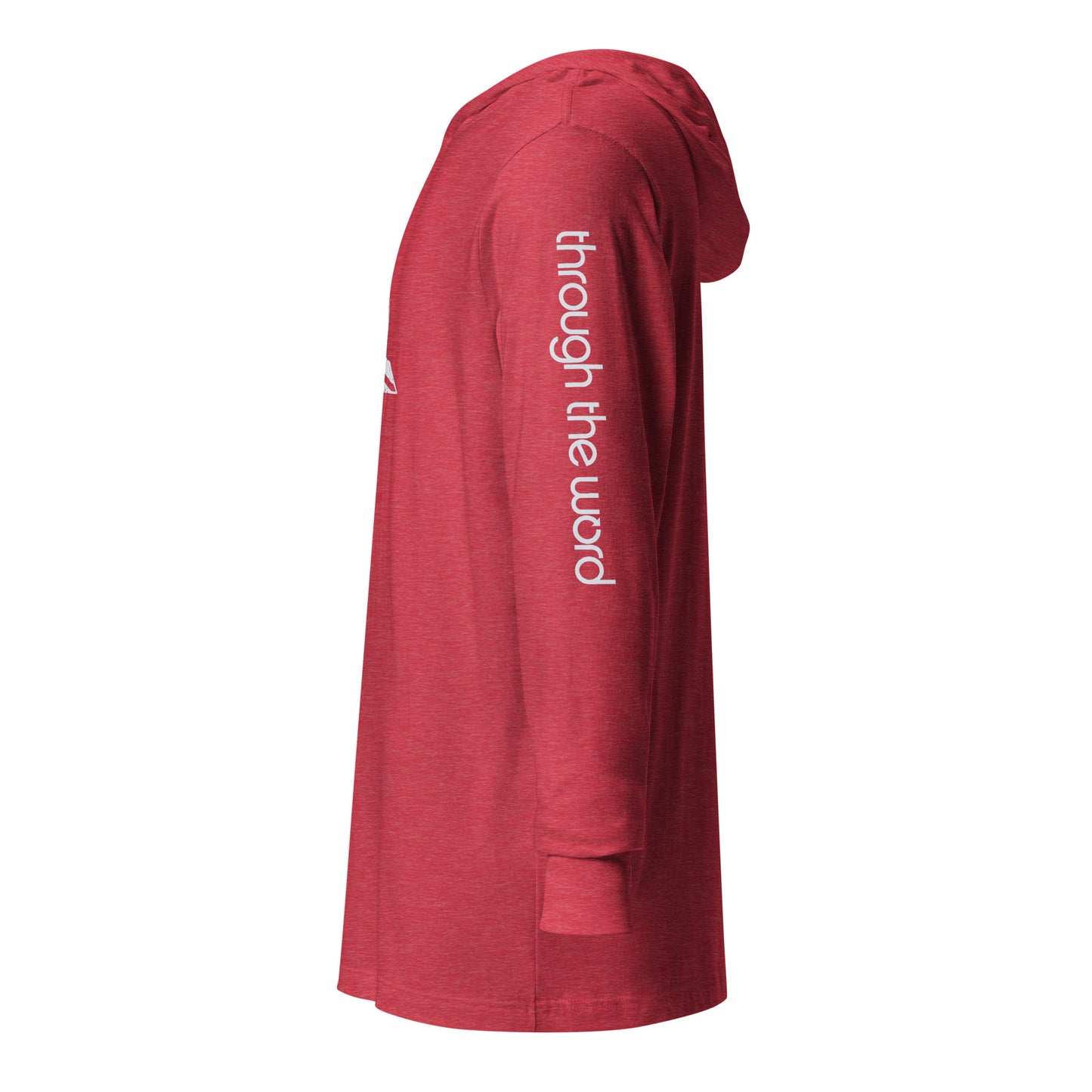 TTW Hooded Long Sleve Shirt - Flame + Wordmark Sleeve