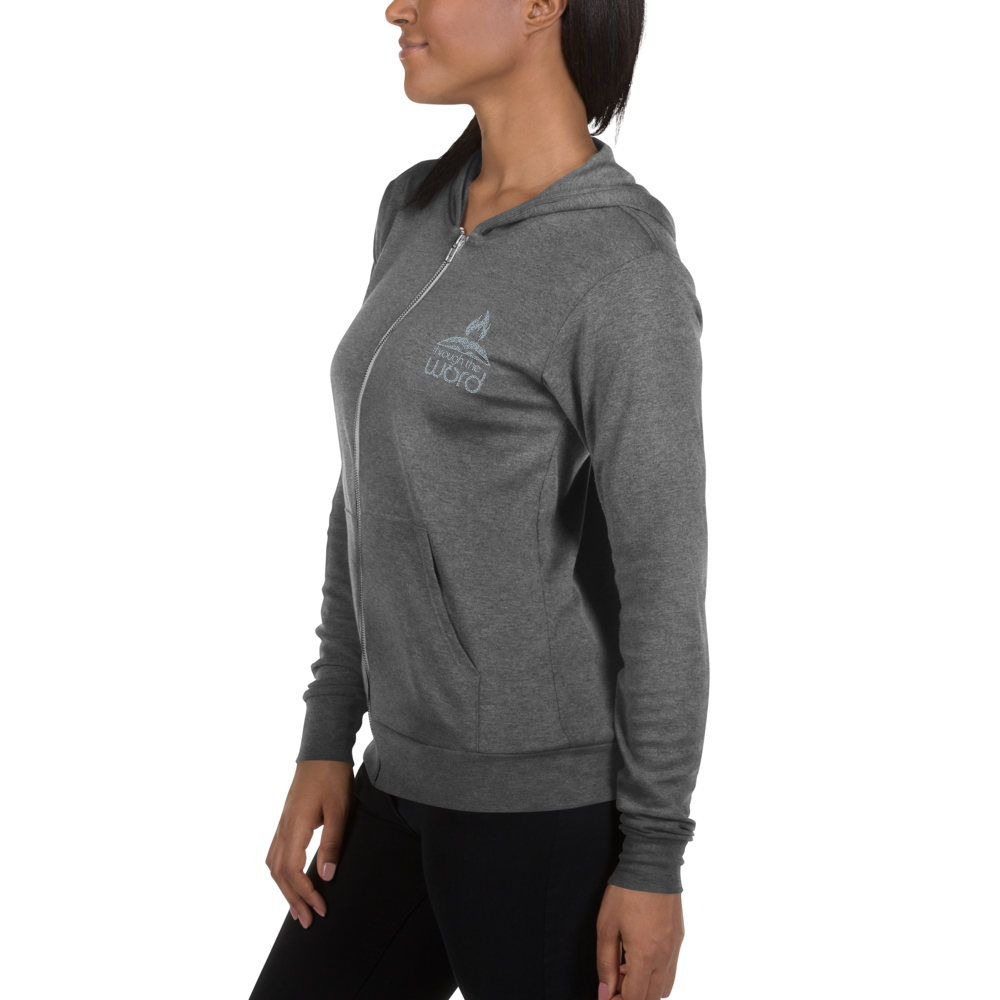 TTW Embroidered Logo Lightweight Hooded Zip-up