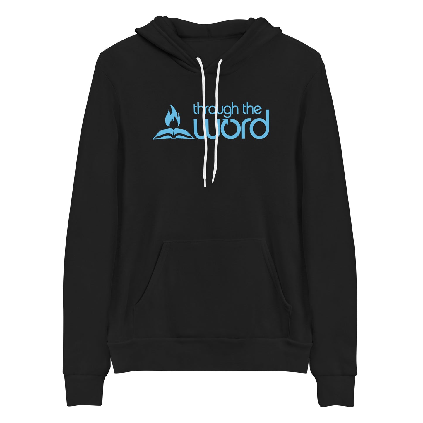 TTW Unisex Soft Lightweight Hoodie - Blue Logo