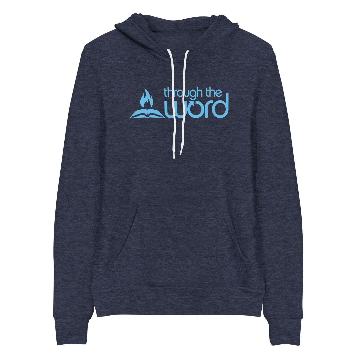 TTW Unisex Soft Lightweight Hoodie - Blue Logo
