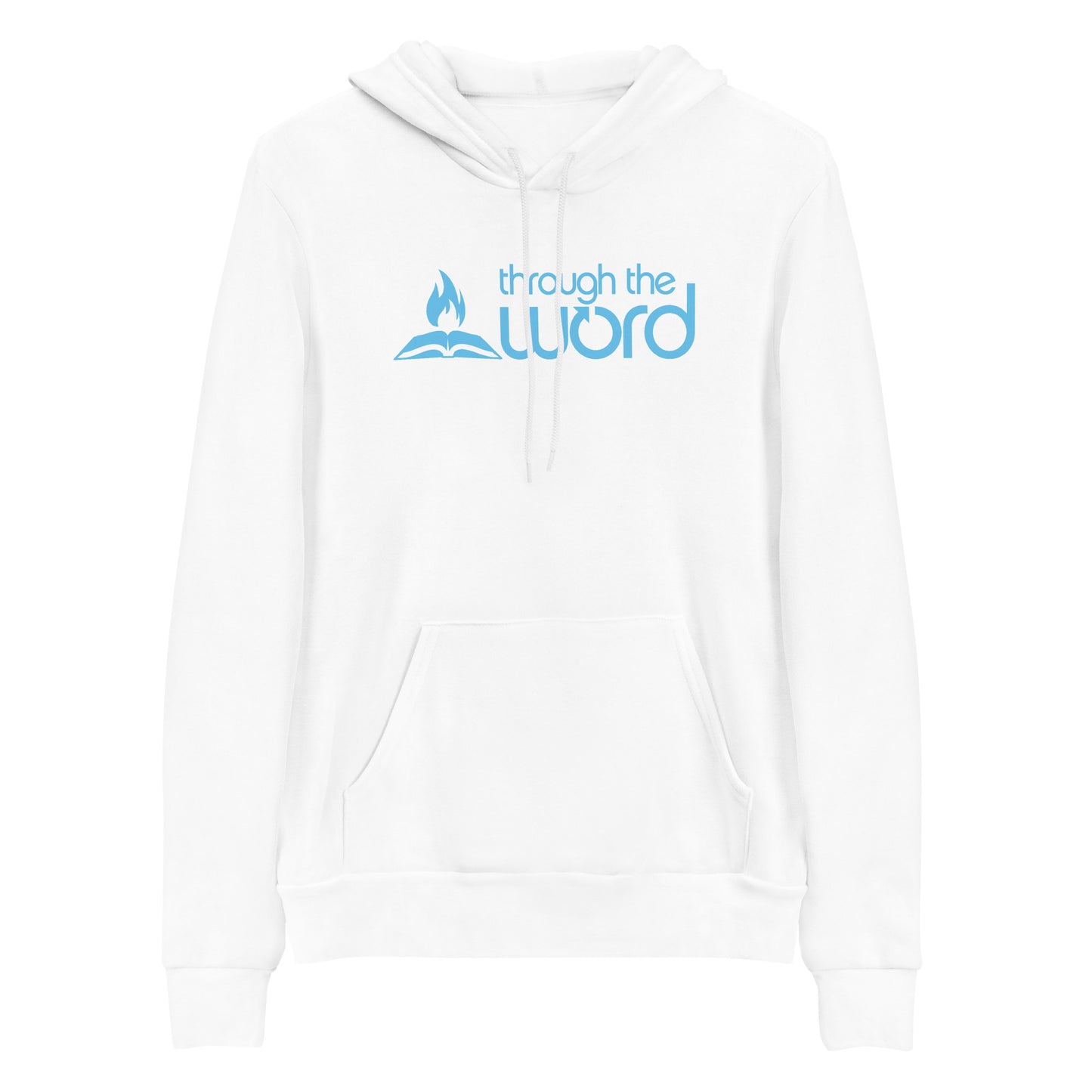 TTW Unisex Soft Lightweight Hoodie - Blue Logo