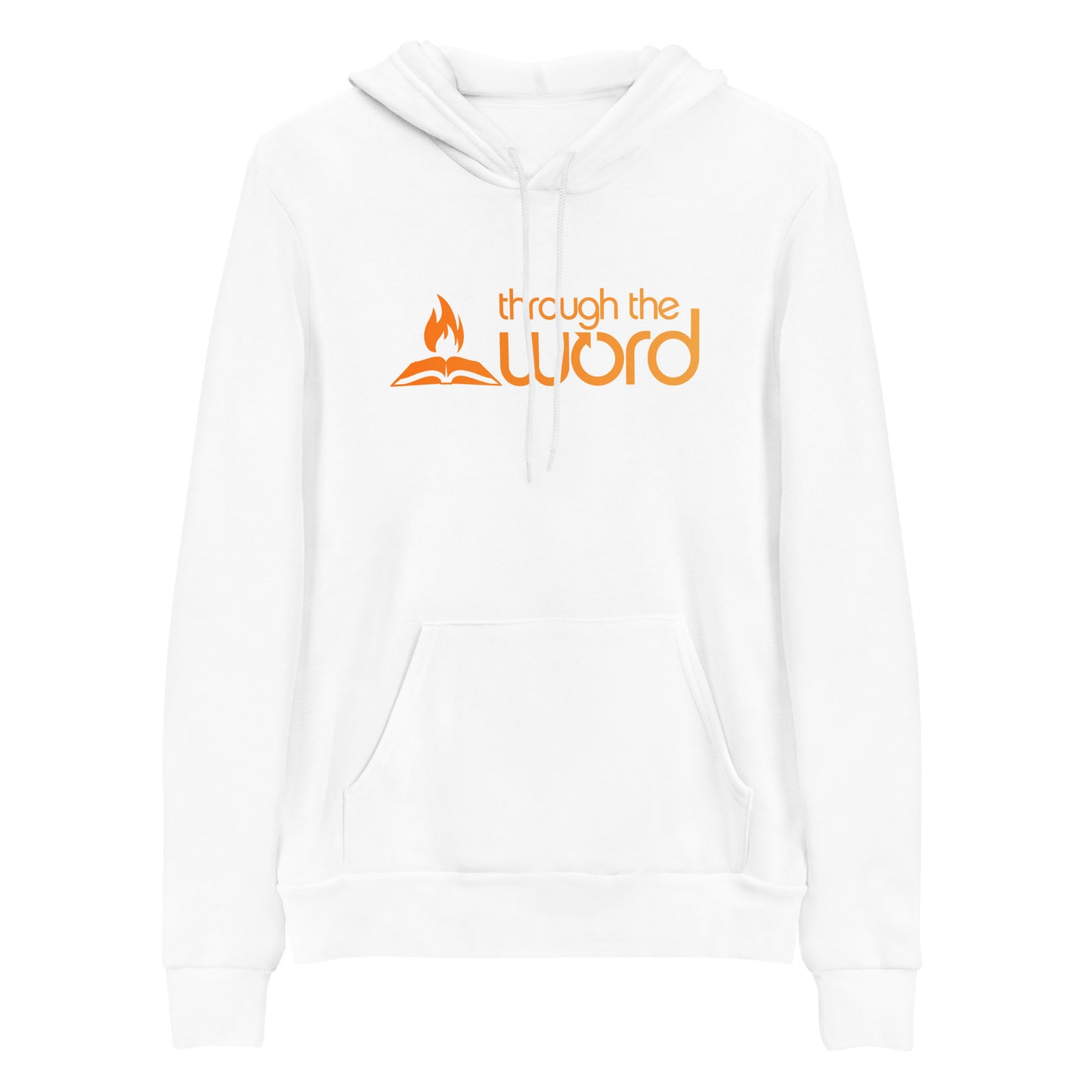 TTW Unisex Soft Lightweight Hoodie - Orange Gradient Logo