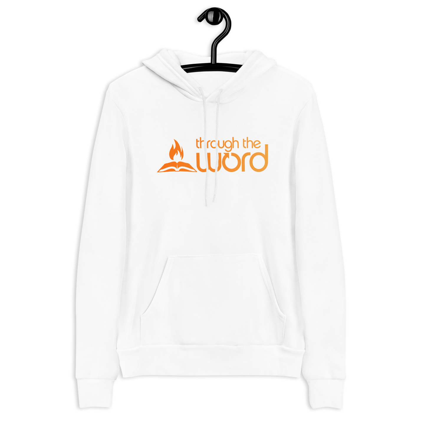TTW Unisex Soft Lightweight Hoodie - Orange Gradient Logo
