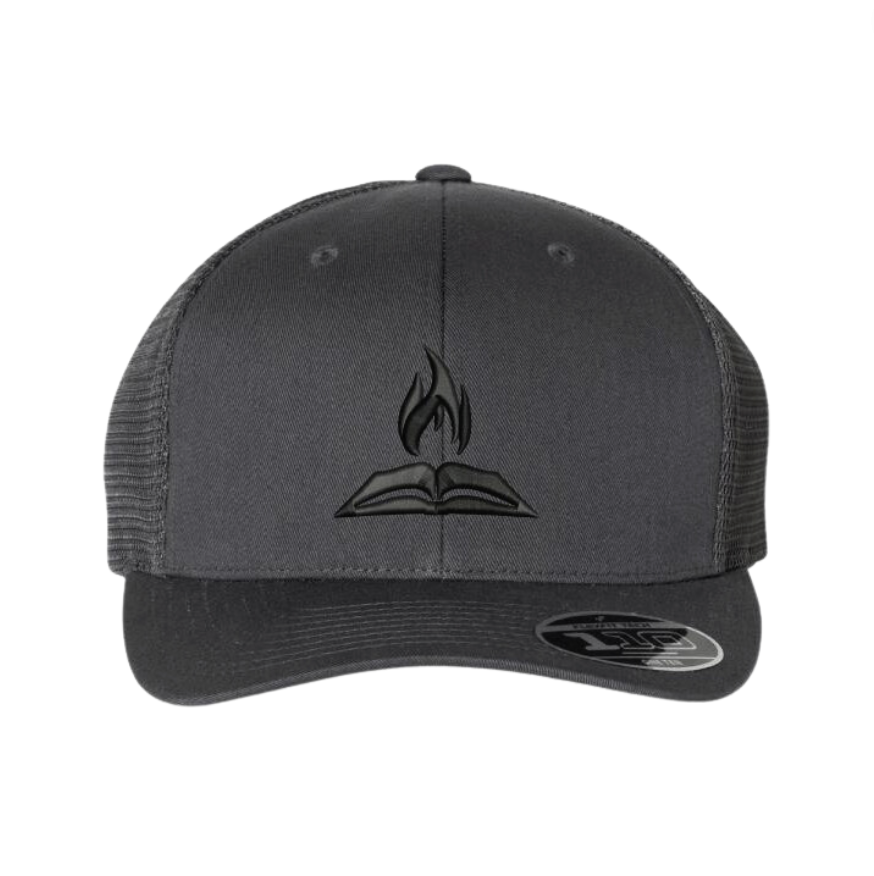 TTW Snapback Hat - Black Flame