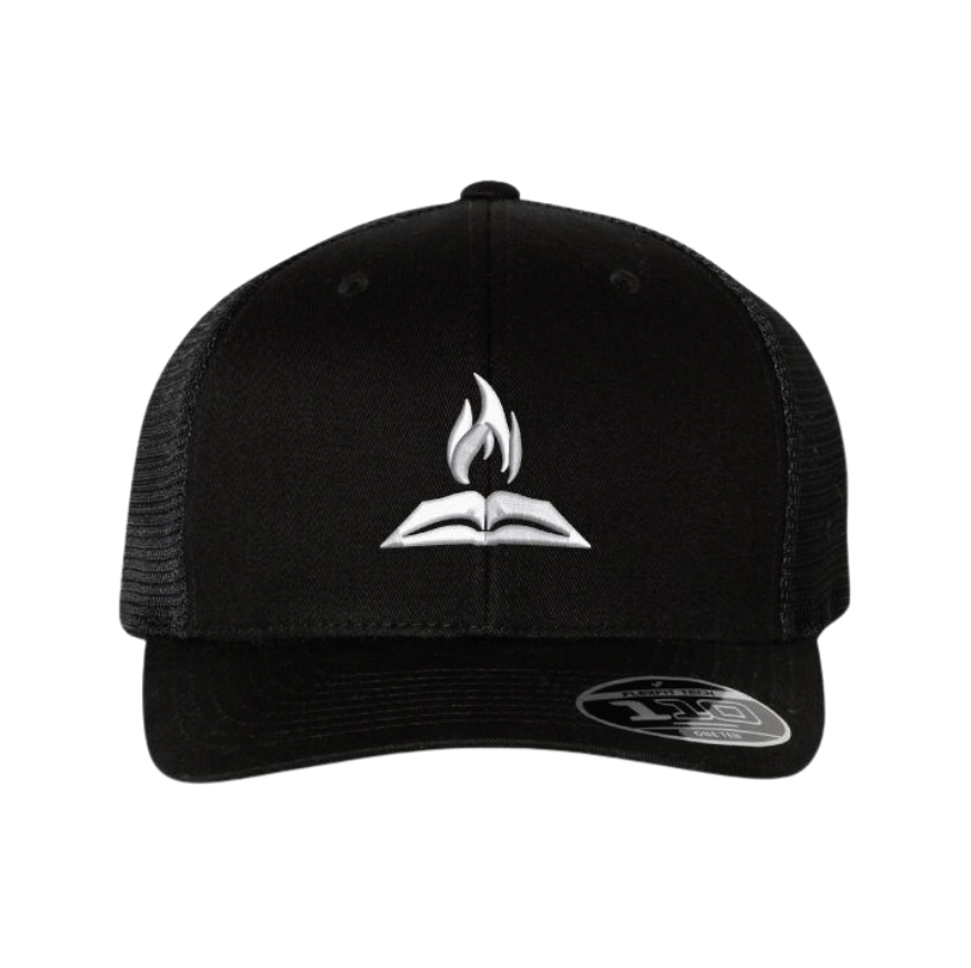 TTW Snapback Hat - White Flame
