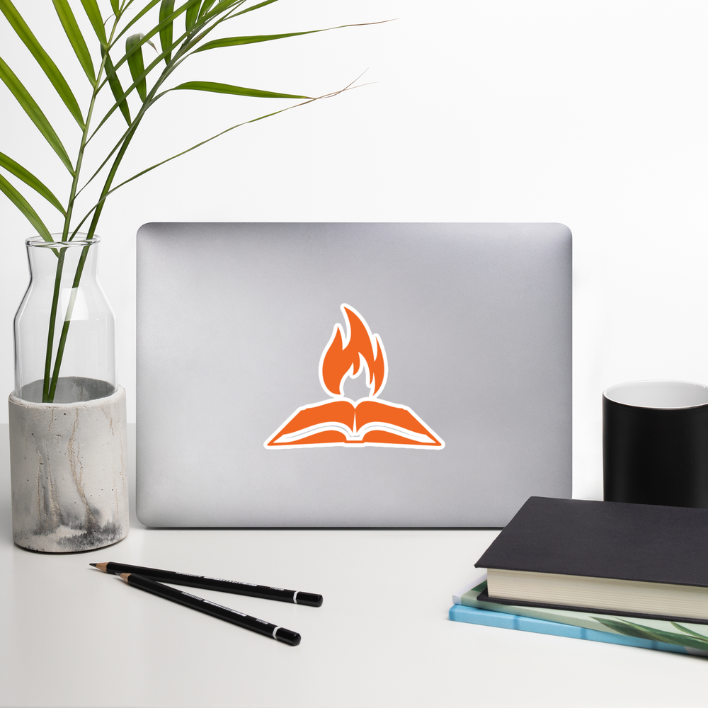 TTW Square Flame Logo Sticker - Various Sizes